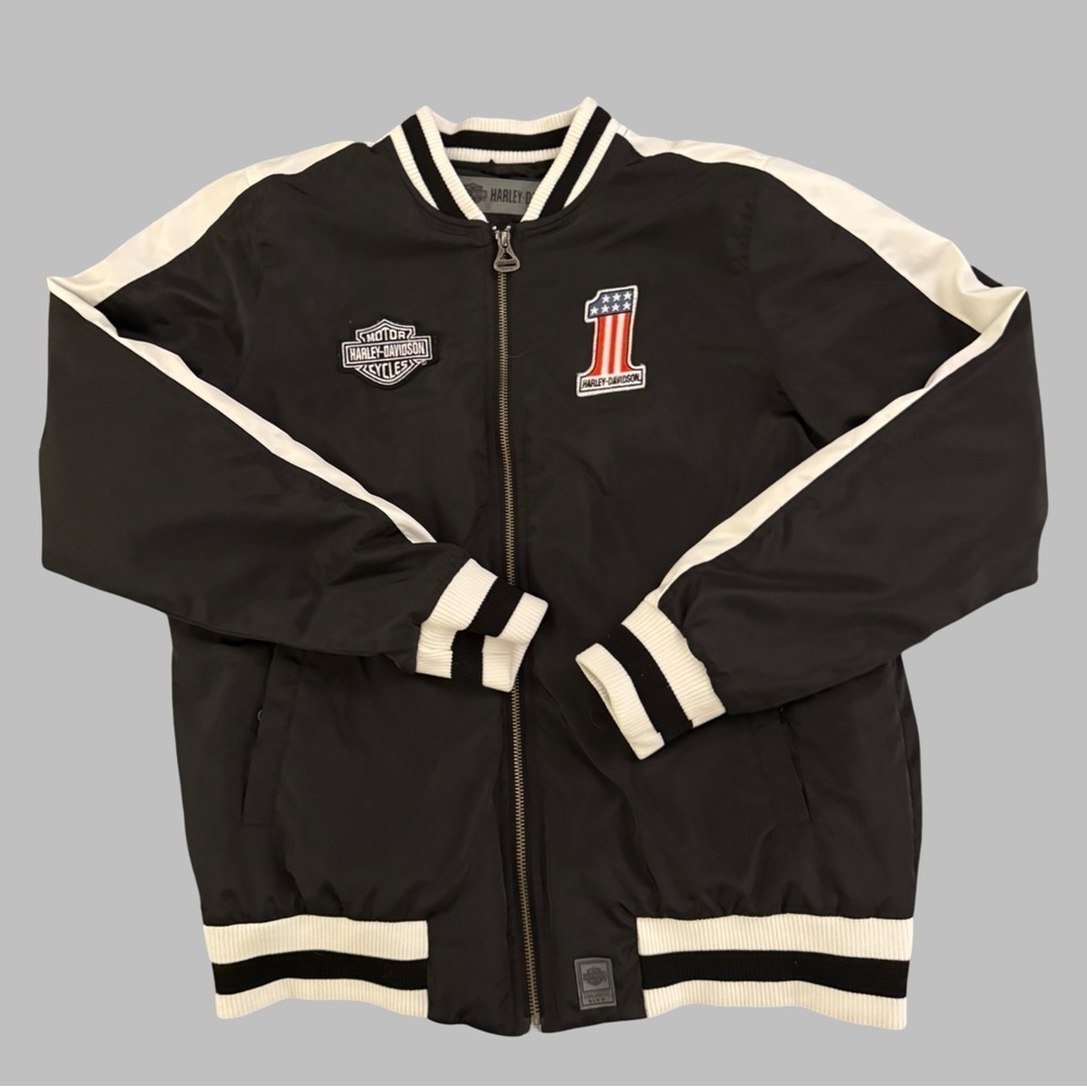 HARLEY DAVIDSON Women’s Faux Fur Lined Bomber Jacket
